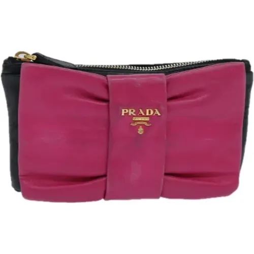 Pre-owned Leather pouches , female, Sizes: ONE SIZE - Prada Vintage - Modalova