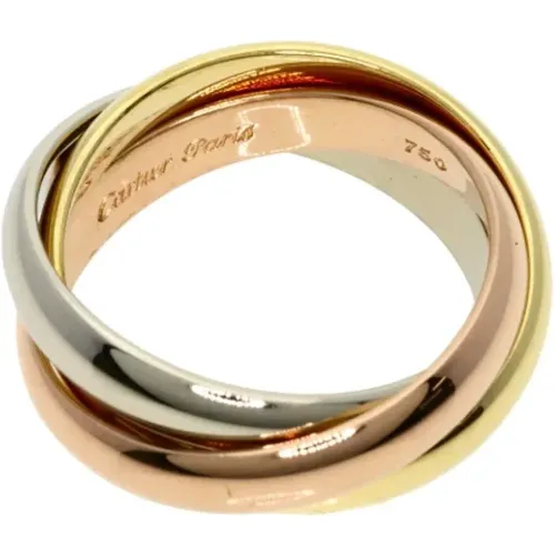 Pre-owned Rose Gold rings , female, Sizes: ONE SIZE - Cartier Vintage - Modalova