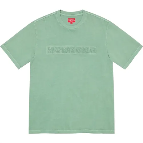 Geprägte Ranken Salbei Top Limited Edition - Supreme - Modalova