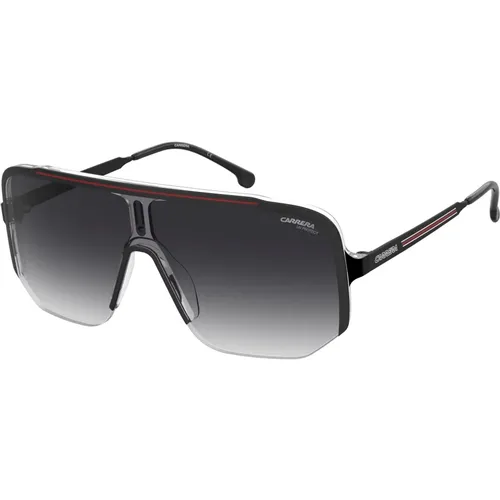 Schwarz Rot/Grau Getönte Sonnenbrille , unisex, Größe: ONE Size - Carrera - Modalova