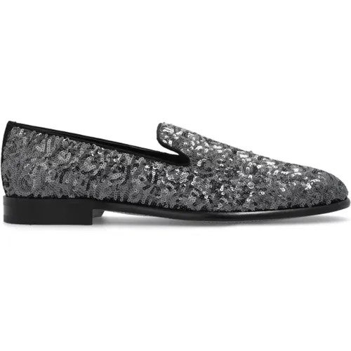 Slip-On-Schuhe mit Pailletten - Dolce & Gabbana - Modalova