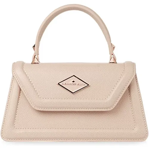 Elizabeth Mini Peach Eco-Friendly Handbag , female, Sizes: ONE SIZE - Alexander Smith - Modalova