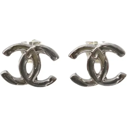 Pre-owned Metal earrings , female, Sizes: ONE SIZE - Chanel Vintage - Modalova