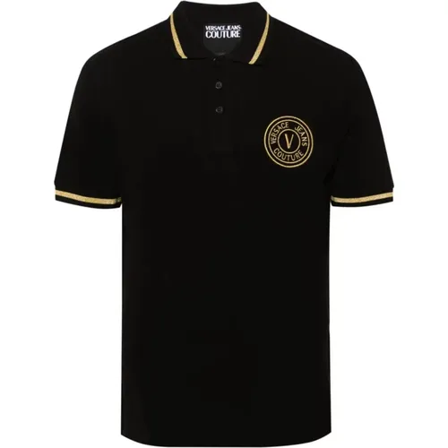 Stilvolle T-Shirts und Polos , Herren, Größe: L - Versace Jeans Couture - Modalova