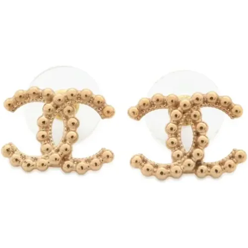 Pre-owned Metal earrings , female, Sizes: ONE SIZE - Chanel Vintage - Modalova