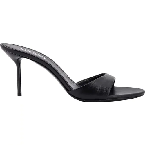 Leather Stiletto Sandals , female, Sizes: 5 1/2 UK, 5 UK, 4 UK - Paris Texas - Modalova