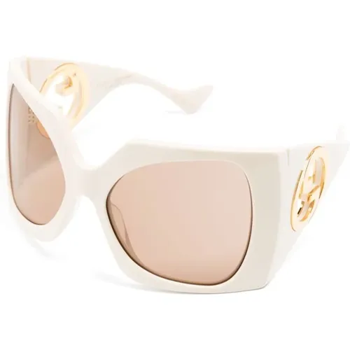 Sunglasses , female, Sizes: 64 MM - Gucci - Modalova