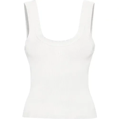 Tank Top mit geprägtem Logo - alexander wang - Modalova