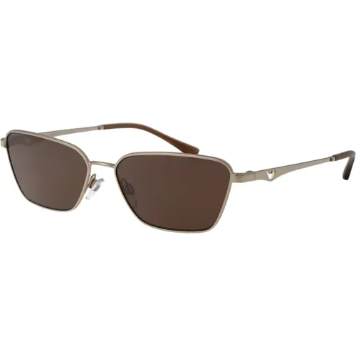 Stylish Sunglasses 0Ea2141 , female, Sizes: 56 MM - Emporio Armani - Modalova