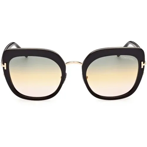 Refined Sungles Ft0945 01B , female, Sizes: 55 MM - Tom Ford - Modalova