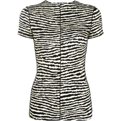 Casual Kurzarm Jersey Top , Damen, Größe: L - Proenza Schouler - Modalova