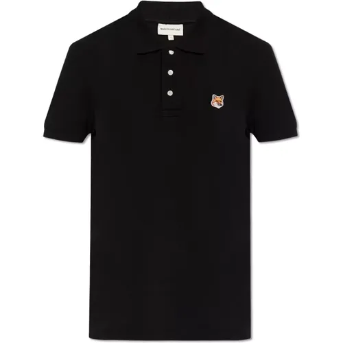 Cotton polo shirt , male, Sizes: L, M - Maison Kitsuné - Modalova