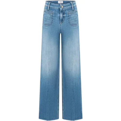 Wide Jeans , female, Sizes: L - CAMBIO - Modalova