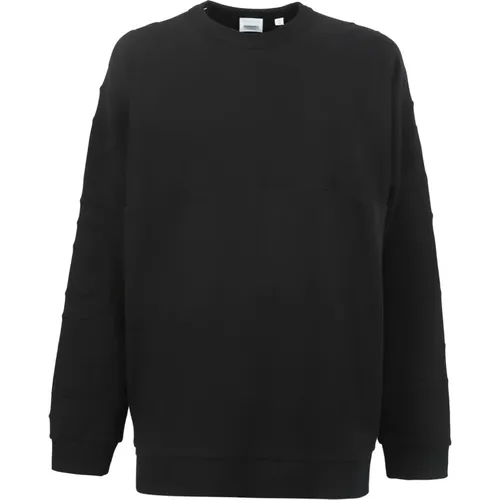 Stylischer Schwarzer Sweatshirt für Männer - Burberry - Modalova