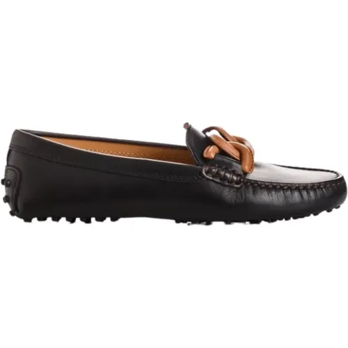 Summer Style Moccasins with Refreshing Detail , female, Sizes: 2 UK - TOD'S - Modalova