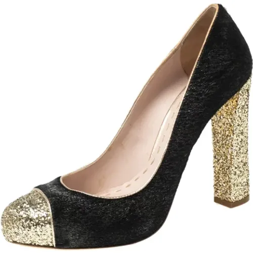 Pre-owned Fabric heels , female, Sizes: 7 UK - Miu Miu Pre-owned - Modalova