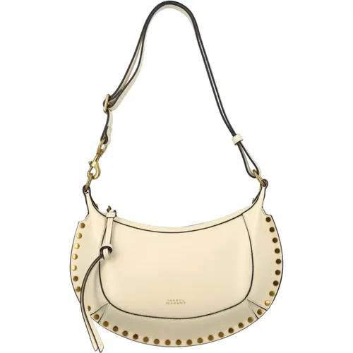 Cream Moon Bag with Adjustable Strap , female, Sizes: ONE SIZE - Isabel marant - Modalova