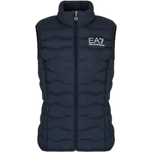 Zip Bomber Vest , female, Sizes: M, XS, 2XS - Emporio Armani EA7 - Modalova