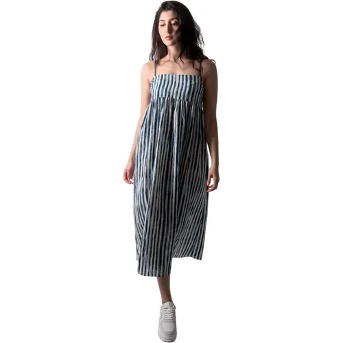 Painterly Stripe Ruched Dress coastal V938051622 - Vince - Modalova