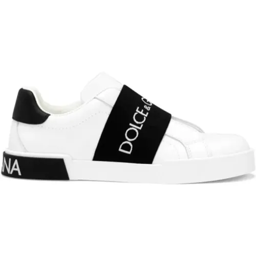 Sneakers,Weiße Sneakers für Mädchen - Dolce & Gabbana - Modalova