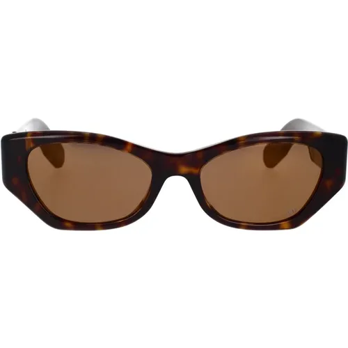 Moderne Schmetterlingssonnenbrille mit verspiegelten braunen Gläsern - Dior - Modalova