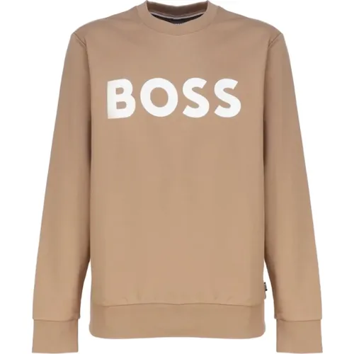 Classic Crewneck Sweatshirt , male, Sizes: L - Hugo Boss - Modalova