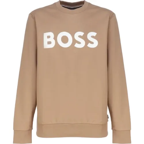 Crewneck Sweatshirt , male, Sizes: S, L, XL, M - Hugo Boss - Modalova