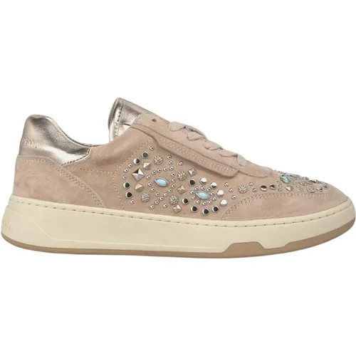 Studded Leather Sneakers Platform Lace-up , female, Sizes: 9 UK, 6 UK, 3 UK, 7 UK, 4 UK, 5 UK - Alma en Pena - Modalova