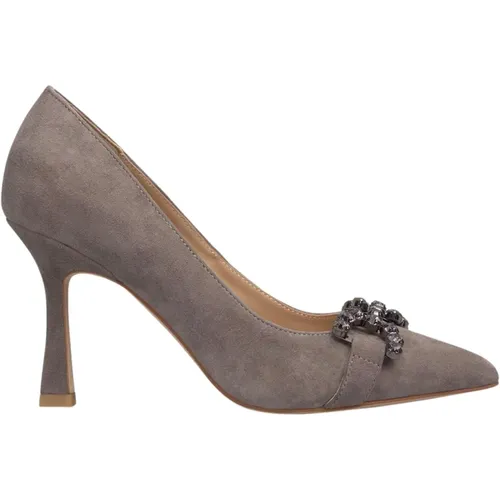 Heeled shoe toe detail , female, Sizes: 9 UK, 7 UK - Alma en Pena - Modalova