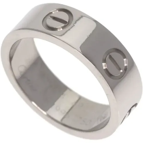 Pre-owned White Gold rings , female, Sizes: ONE SIZE - Cartier Vintage - Modalova