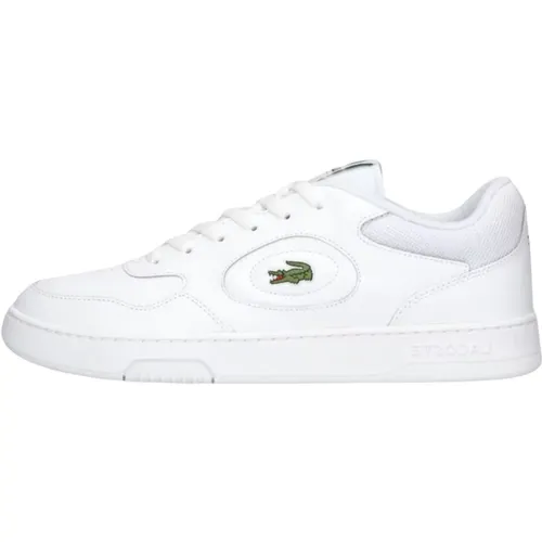 Weiße Lineset Niedrige Sneakers , Herren, Größe: 41 EU - Lacoste - Modalova