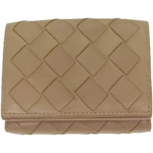 Pre-owned Leather wallets , female, Sizes: ONE SIZE - Bottega Veneta Vintage - Modalova