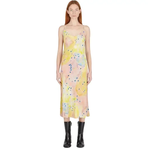 Kleid mit Grafischem Motiv , Damen, Größe: 2XS - Marc Jacobs - Modalova