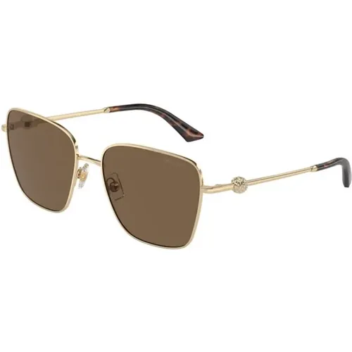 Goldbraune Sonnenbrille Jc4005Hb Modell - Jimmy Choo - Modalova