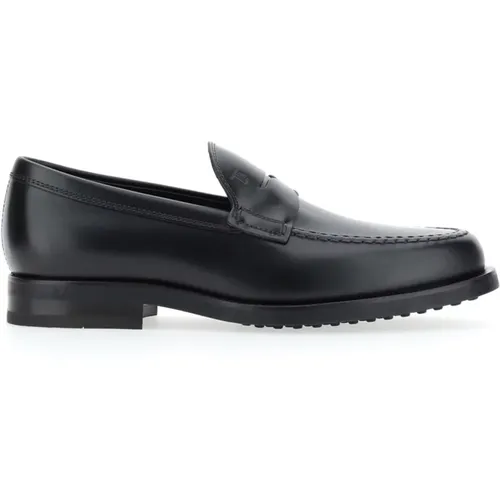 Schwarze flache Schuhe Mocino , Herren, Größe: 41 EU - TOD'S - Modalova