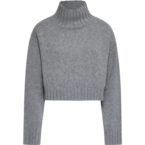 Grey Sweaters for Men , female, Sizes: XS - Roberto Collina - Modalova