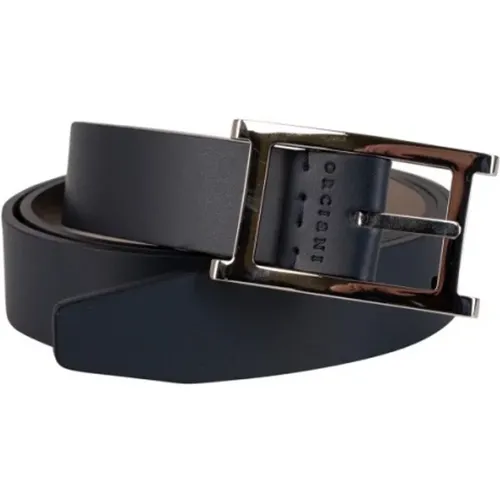 Mens Leather Belt , male, Sizes: 105 CM, 100 CM - Orciani - Modalova