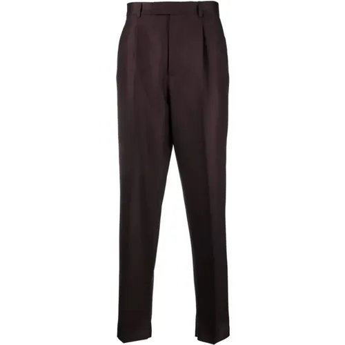 Pleated Wool Pants , male, Sizes: XL, 2XL, L - Ermenegildo Zegna - Modalova