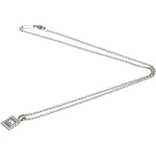 Pre-owned White Gold necklaces , female, Sizes: ONE SIZE - Chopard Pre-owned - Modalova