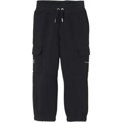 Schwarze Hose mit elastischem Bund und Cargo-Taschen - Givenchy - Modalova