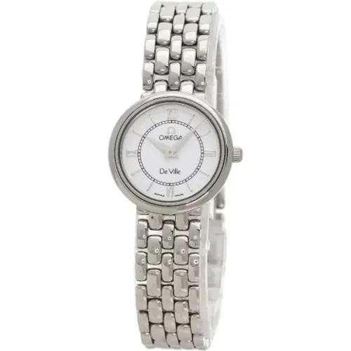 Pre-owned Stainless Steel watches , female, Sizes: ONE SIZE - Omega Vintage - Modalova