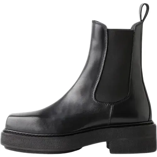 Schwarze Leder Ortega II Stiefel , Herren, Größe: 40 EU - Eytys - Modalova