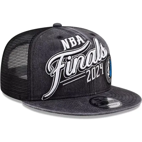 Schwarze Abgenutzte Mavericks Nba24 Kappe - new era - Modalova