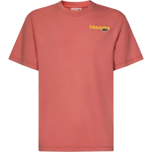 T-shirts and Polos , male, Sizes: L, M, S, XS - Lacoste - Modalova
