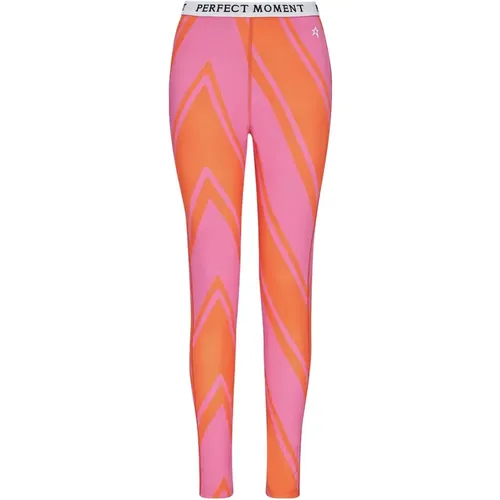 Ski Leggings Polyester , Damen, Größe: XS - Perfect Moment - Modalova