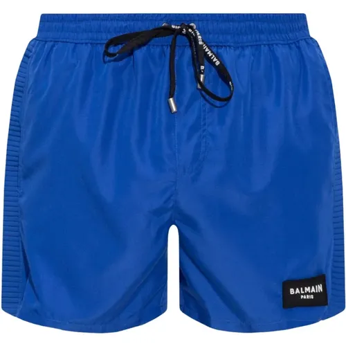 Beach Shorts , male, Sizes: XL, M, 2XL, S - Balmain - Modalova