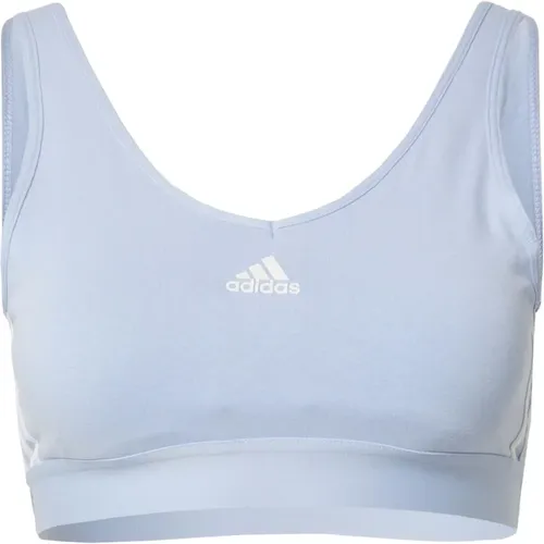 Essentials 3 Bandas Bra , Damen, Größe: L - Adidas - Modalova