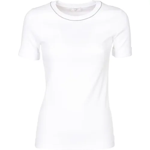 Womens Clothing T-Shirts Polos Ss24 , female, Sizes: S, L - PESERICO - Modalova