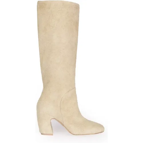 Knee-high Brushed Suede Boot , female, Sizes: 7 UK, 6 UK, 4 UK, 5 UK - Cortana - Modalova