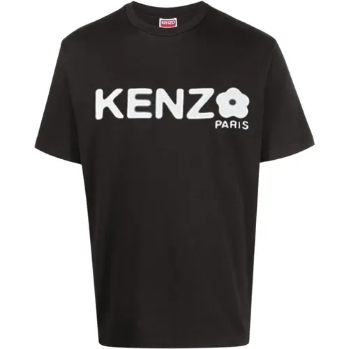 Baumwoll Logo Patch T-Shirt Kenzo - Kenzo - Modalova